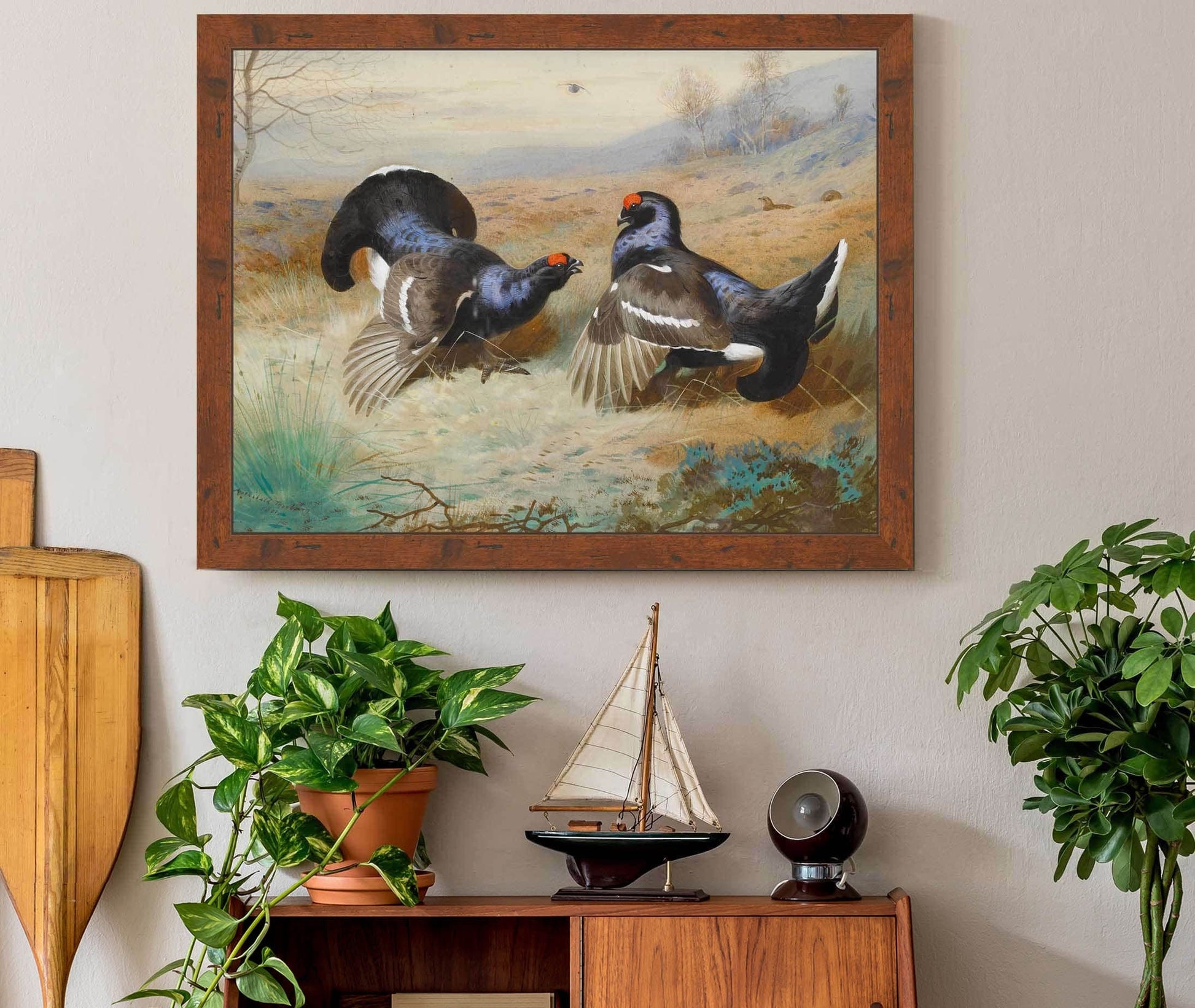 Blackcocks At The Lek by Archibald Thorburn