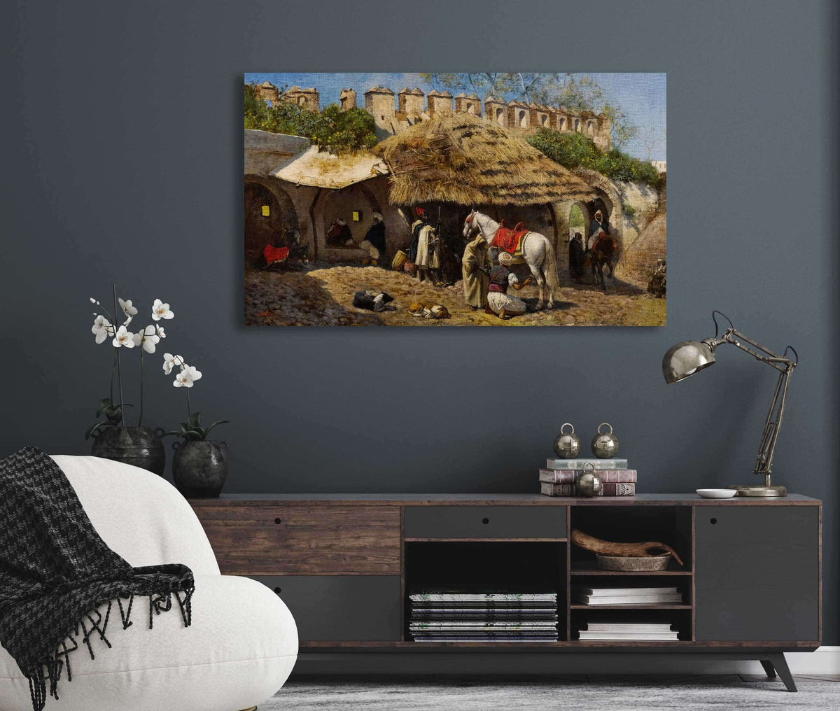 Blacksmiths Shop At Tangiers by Edwin Lord Weeks