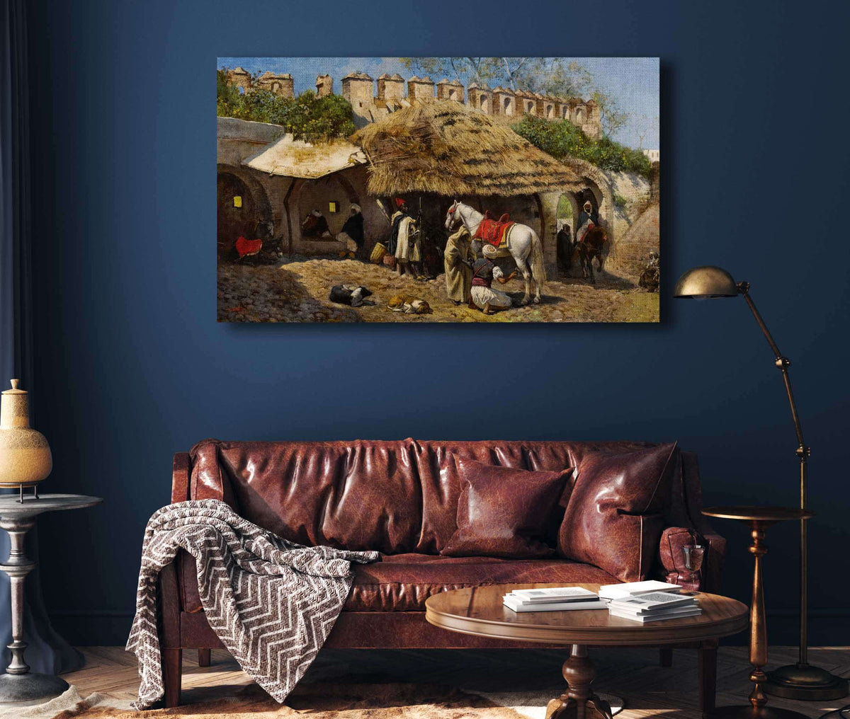 Blacksmiths Shop At Tangiers by Edwin Lord Weeks