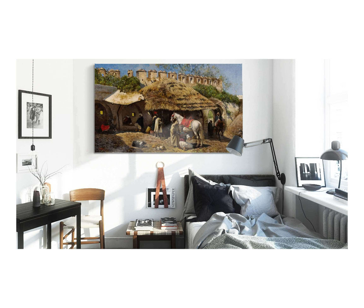 Blacksmiths Shop At Tangiers by Edwin Lord Weeks