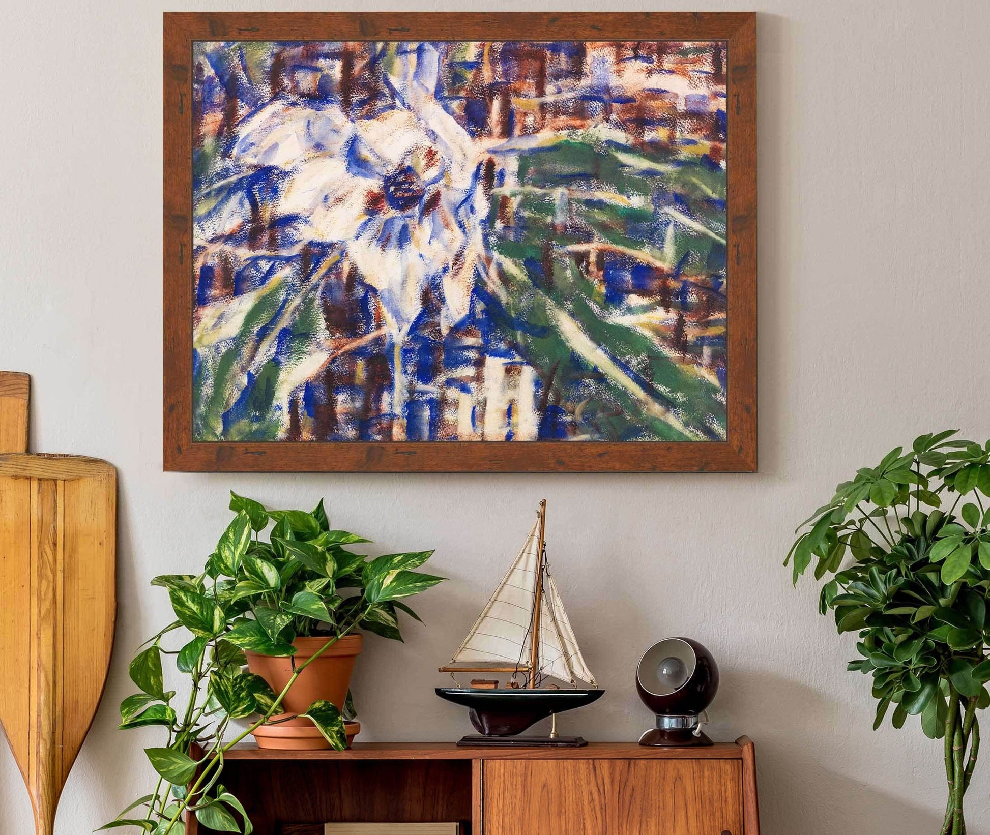Blaue Magnolie by Christian Rohlfs