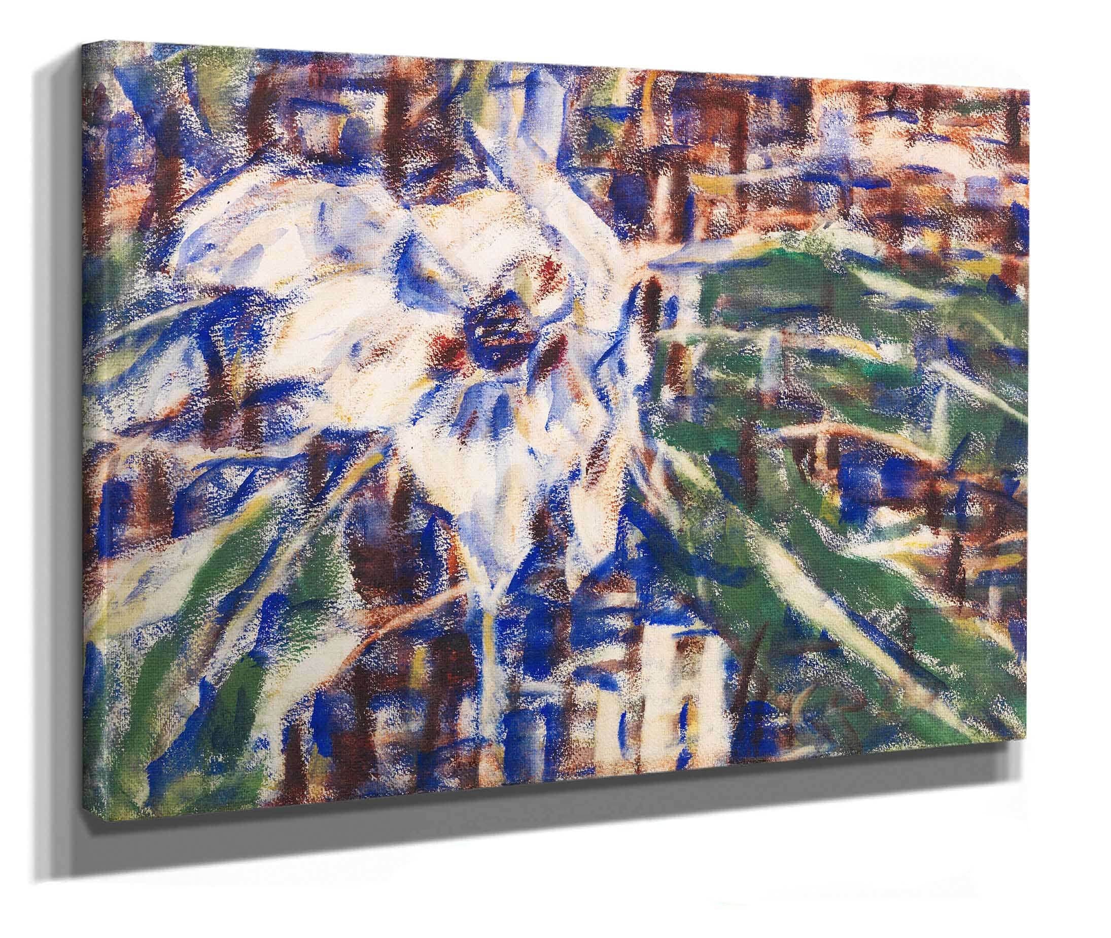 Blaue Magnolie by Christian Rohlfs