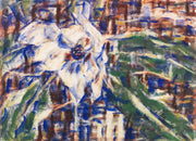 Blaue Magnolie by Christian Rohlfs