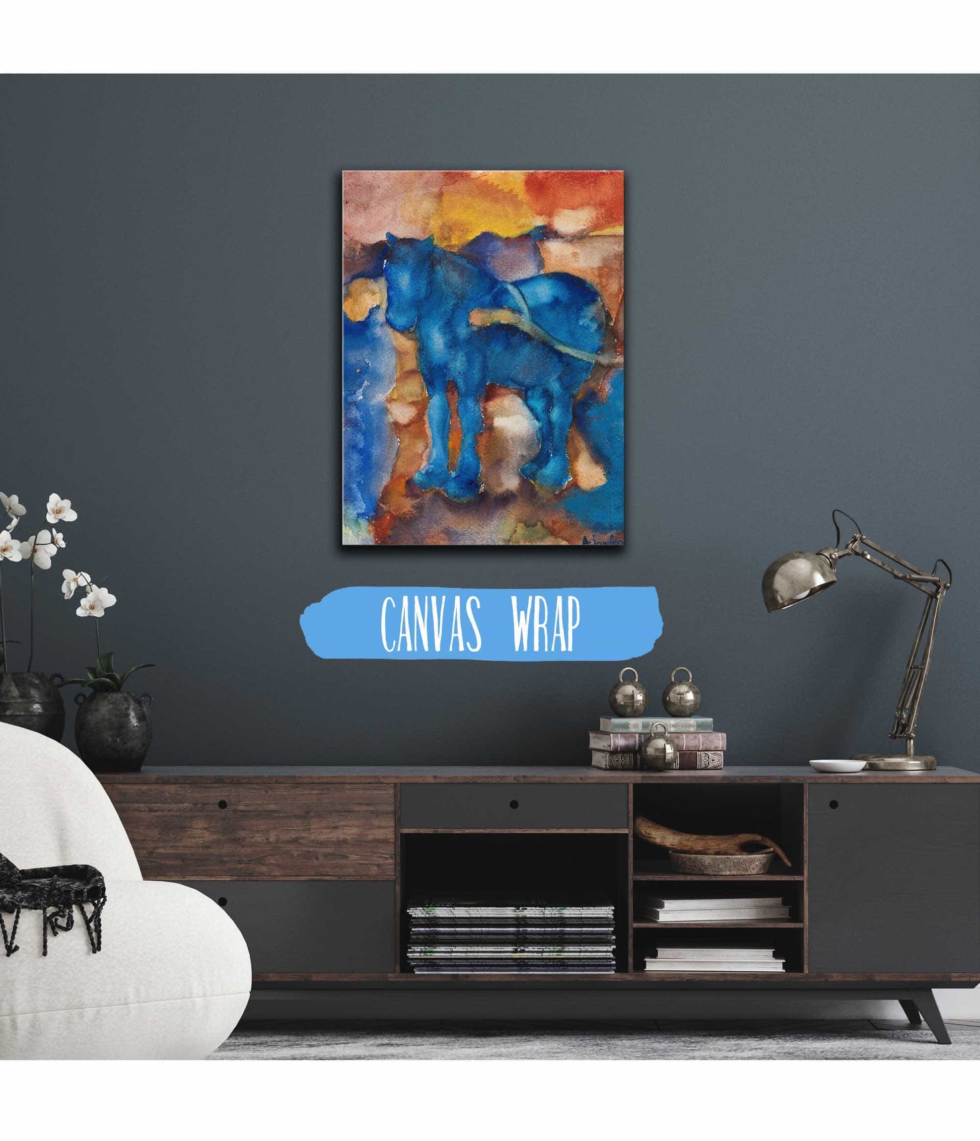 Blaues Pferd by Alexej Von Jawlensky