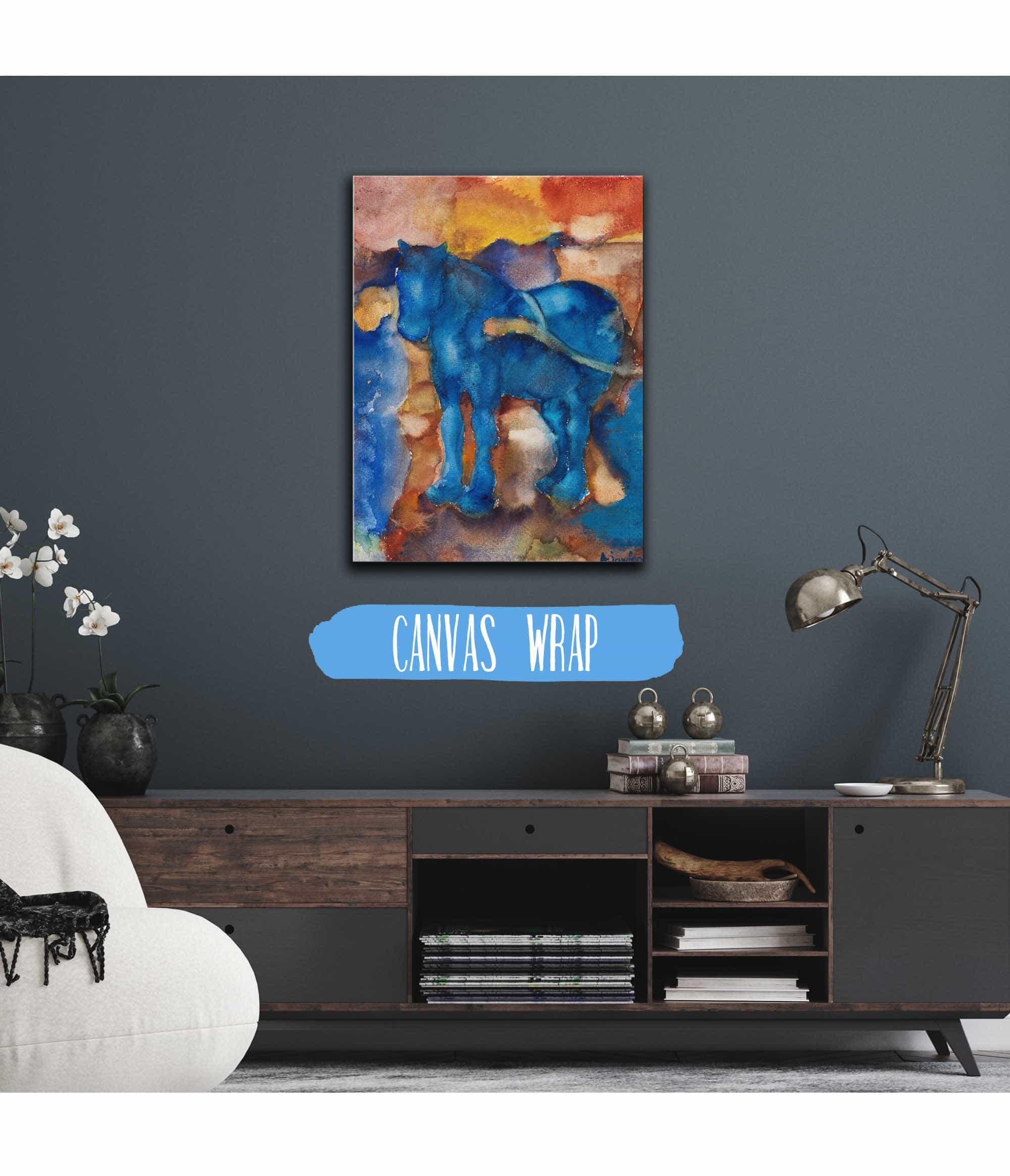 Blaues Pferd by Alexej Von Jawlensky