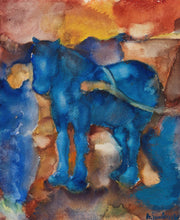 Blaues Pferd by Alexej Von Jawlensky