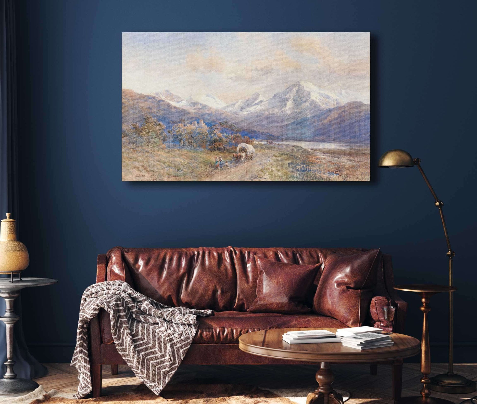 Blick Auf Den Ortler Von St Valentin by Edward Theodore Compton