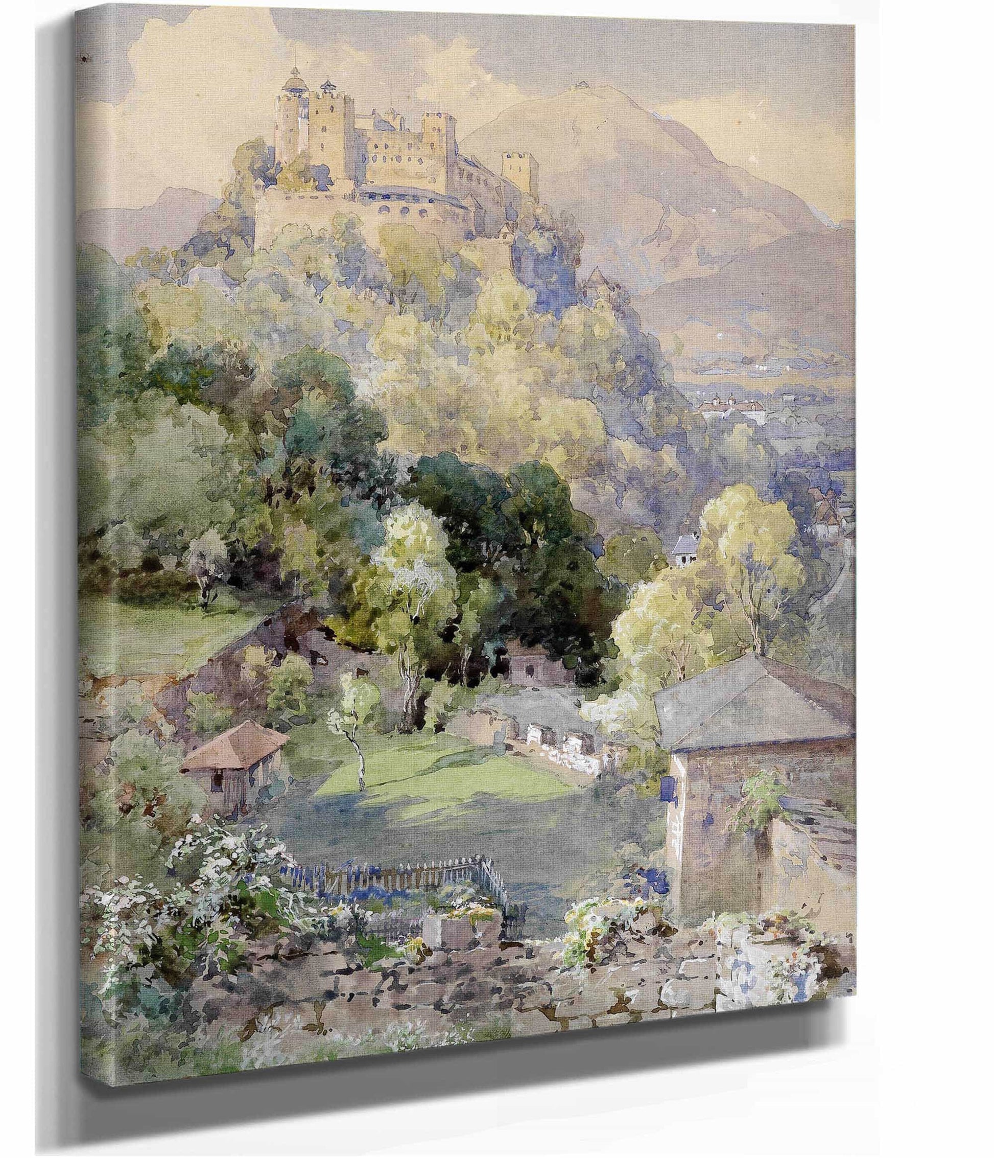 Blick Auf Die Festung Hohensalzburg by Edward Theodore Compton