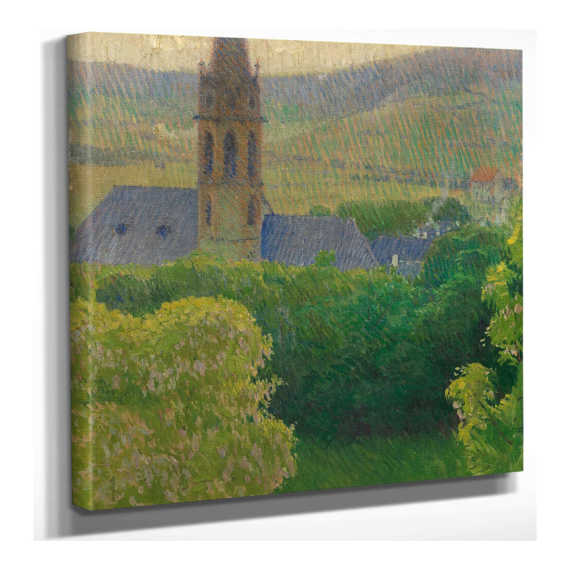 Blick Auf Die Heiligenstadter Pfarrkirche St. Michael by Carl Moll