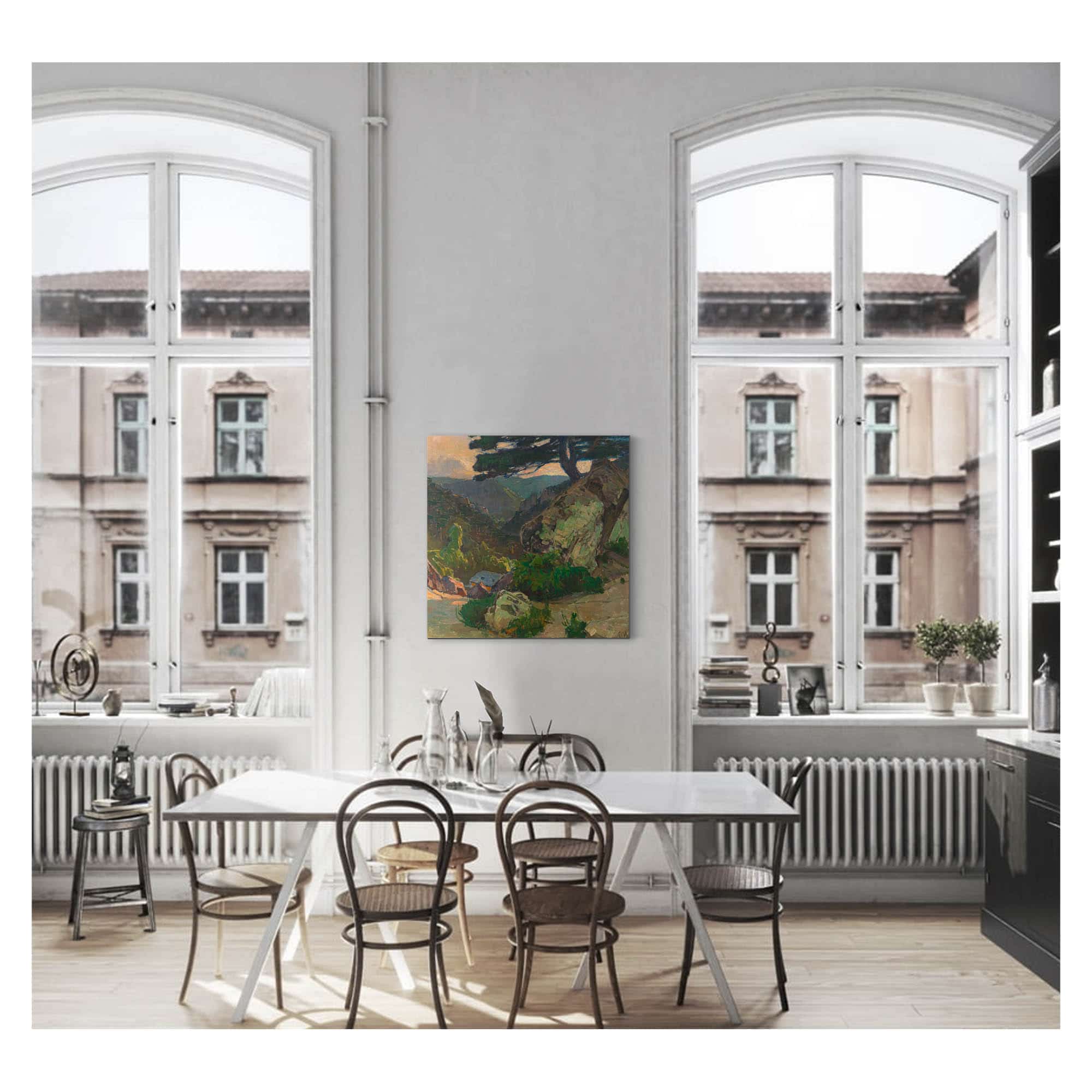 Blick In Die Klausen Bei Modling by Carl Moll