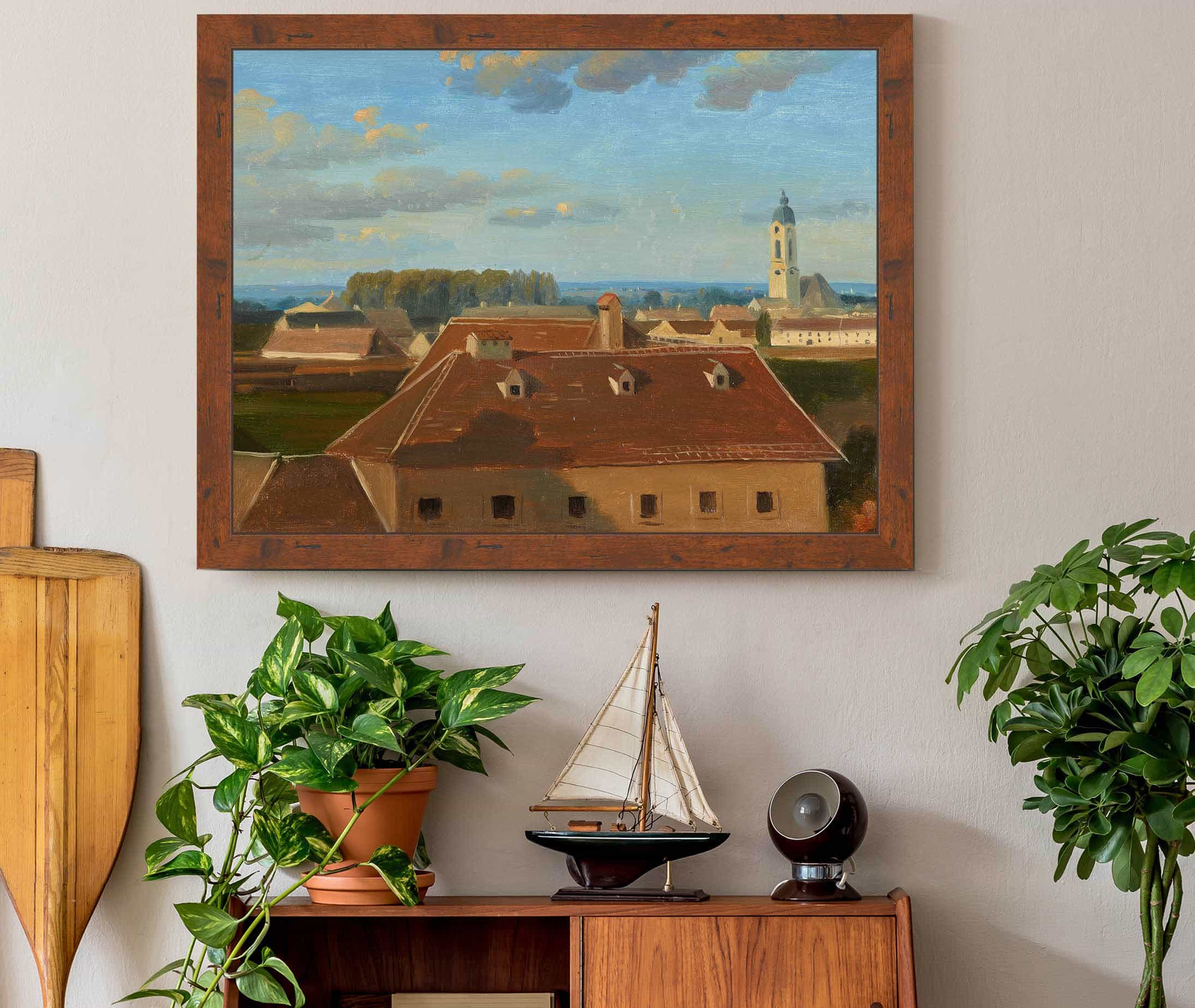 Blick Uber Das Schanzel Zum Augarten by Johann Peter Krafft