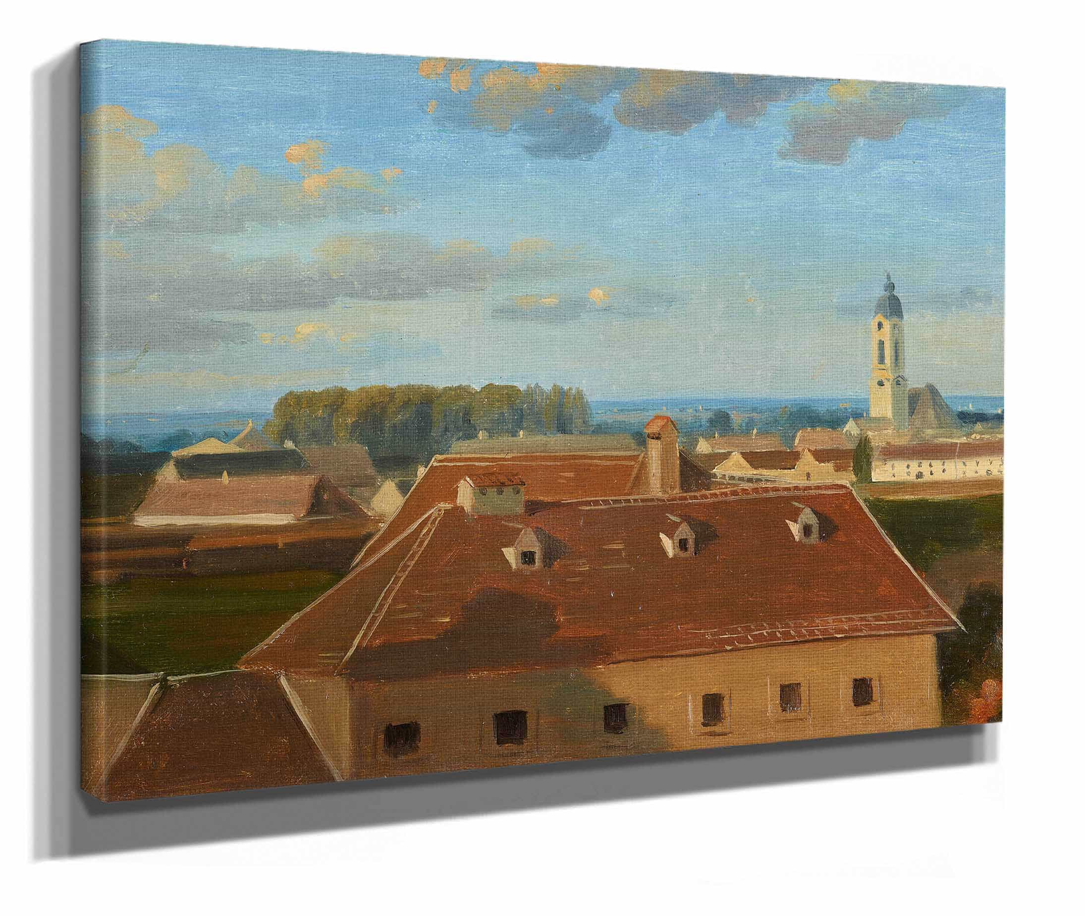 Blick Uber Das Schanzel Zum Augarten by Johann Peter Krafft