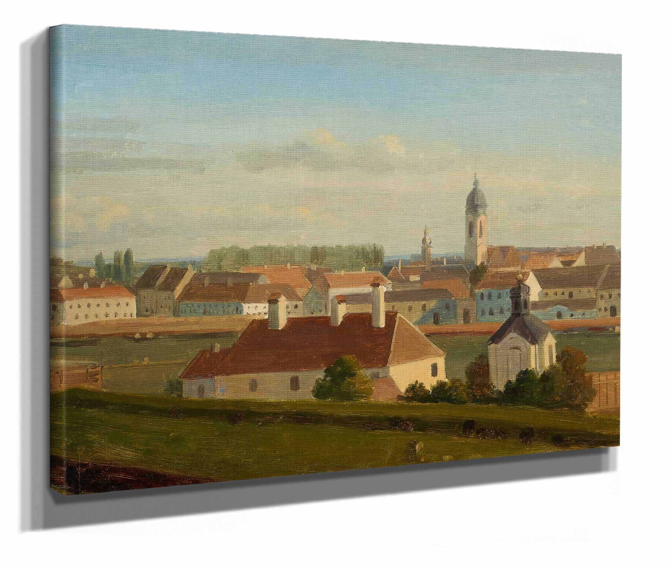 Blick Uber Den Donaukanal Zur Leopoldstadt by Johann Peter Krafft