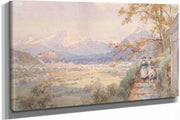 Blick Uber Die Stadt Salzburg by Edward Theodore Compton