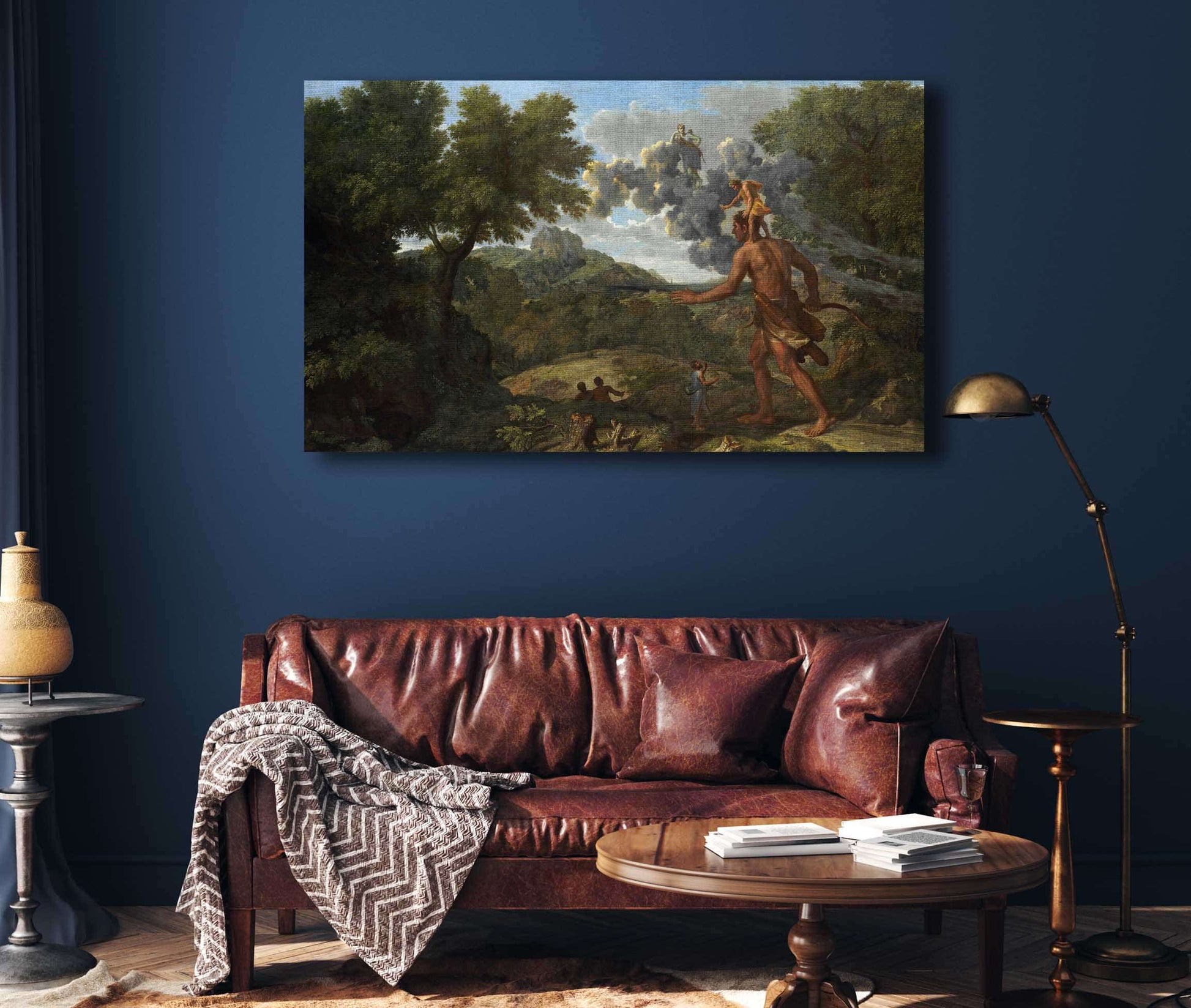 Blind Orion Searching For The Rising Sun by Nicolas Poussin