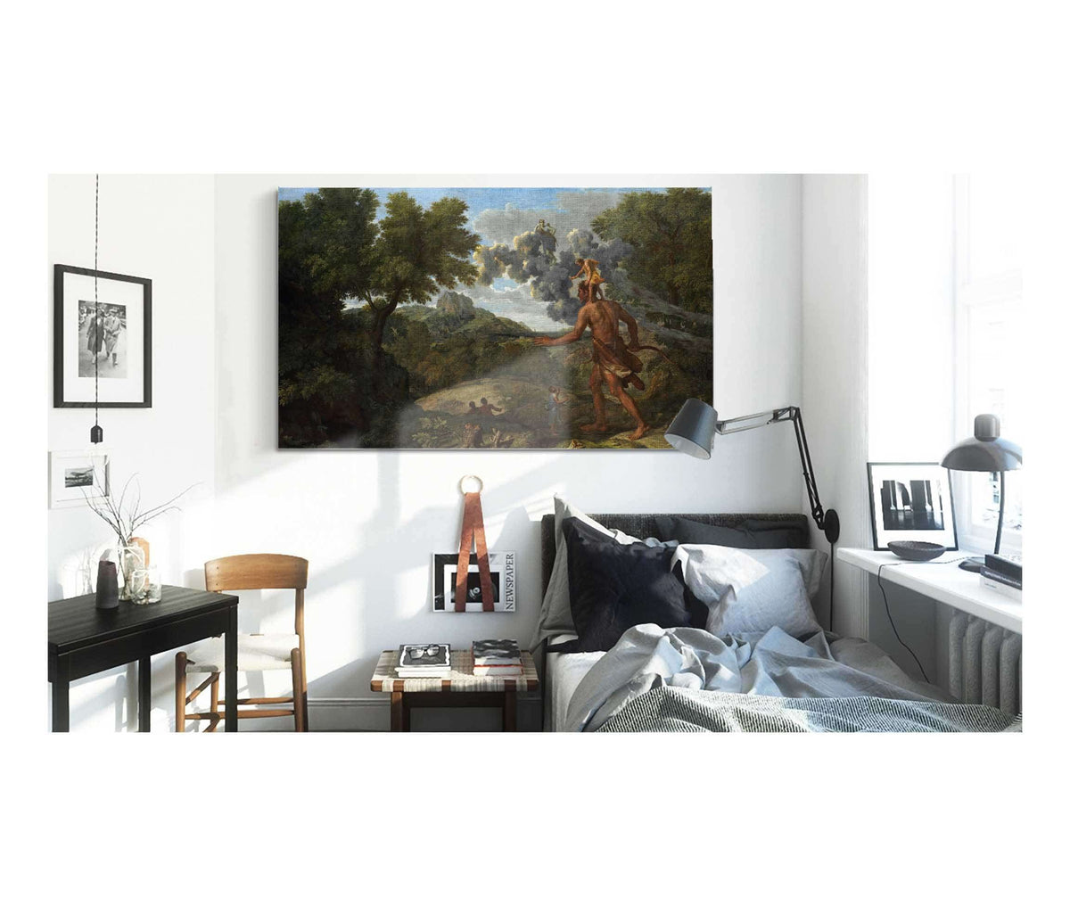 Blind Orion Searching For The Rising Sun by Nicolas Poussin