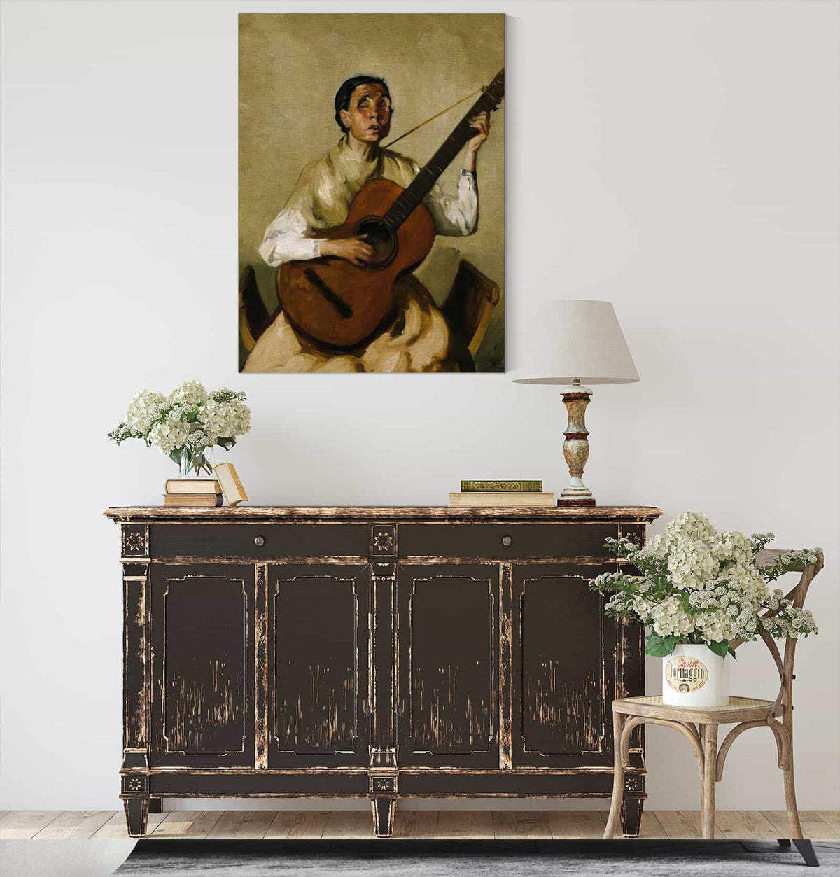 Blind Spanish Singer by Robert Henri