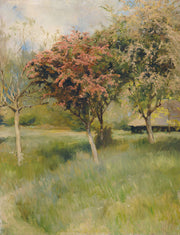 Blommande Hagtorn Vy Fran Chantilly by Albert Edelfelt