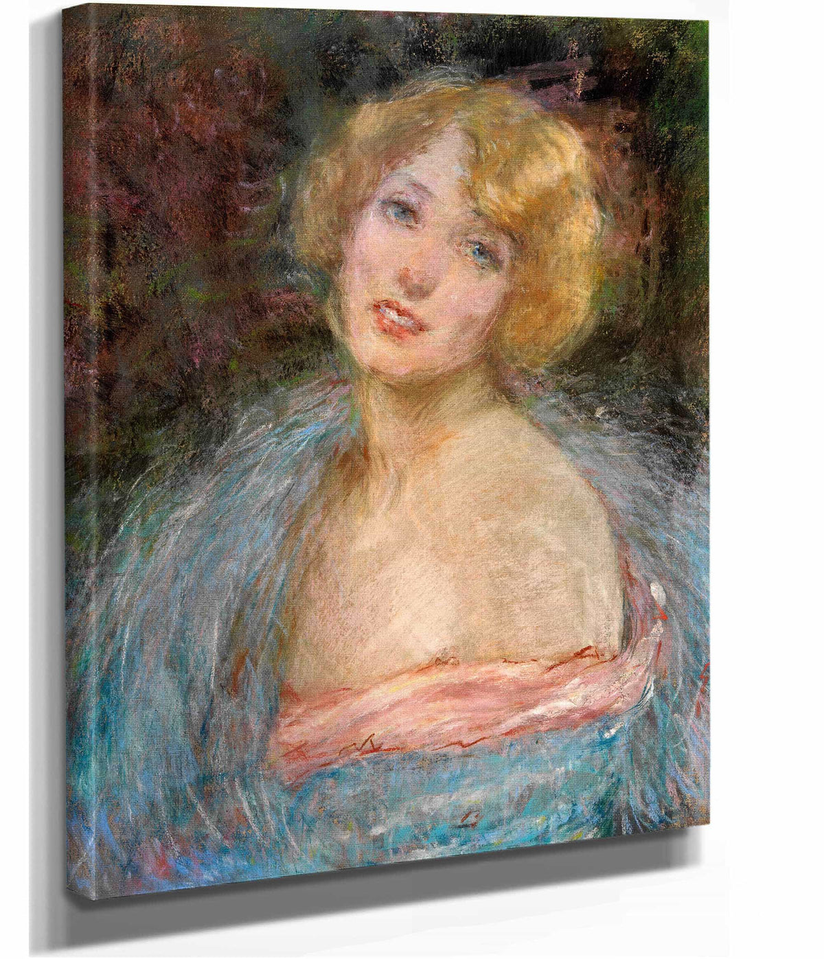 Blonde Girl With Boa by Alice Pike Barney