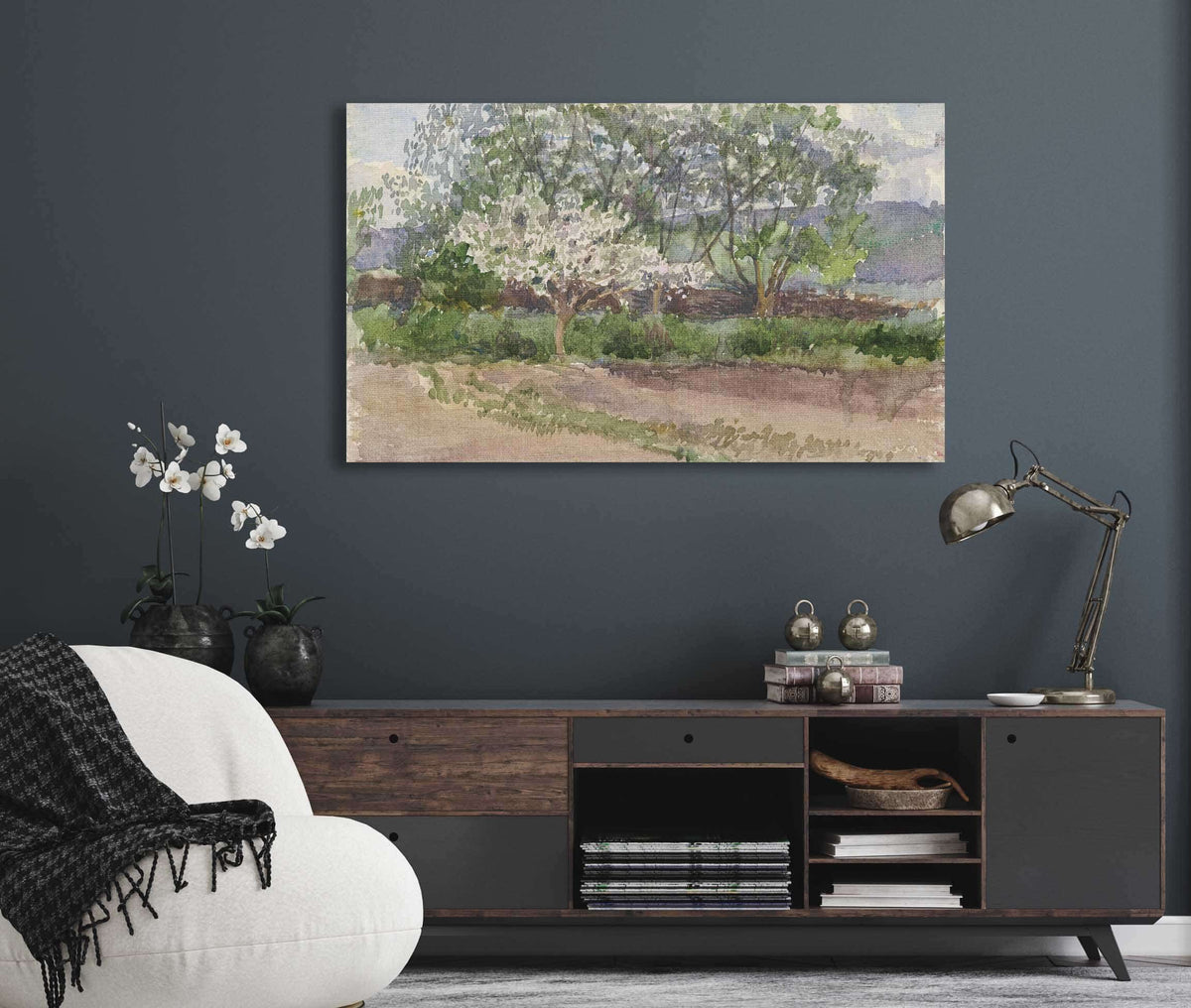 Blooming Tree   by Ladislav Mednyanszky