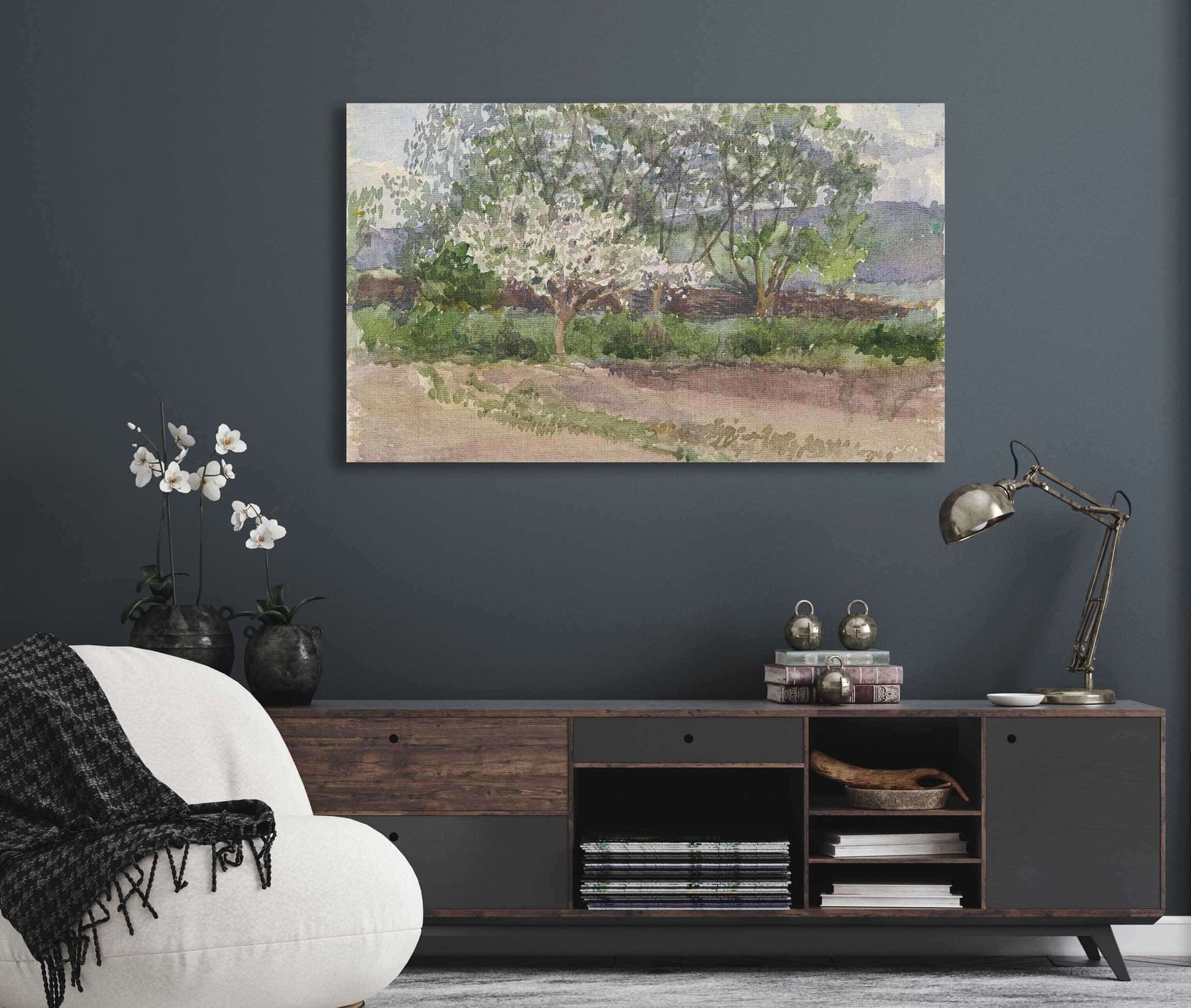 Blooming Tree   by Ladislav Mednyanszky