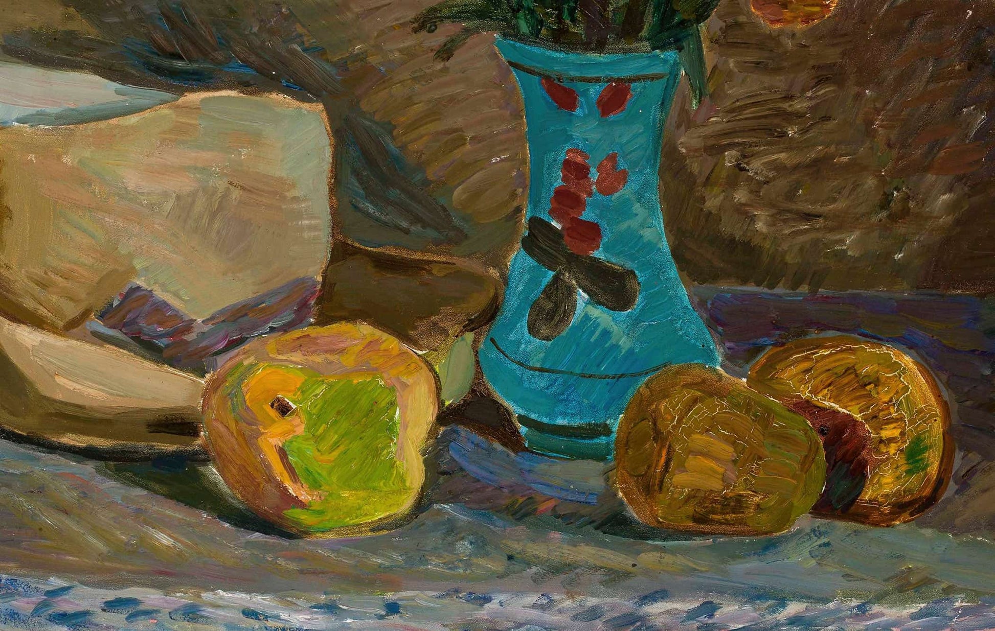 Blue Flower Vase by Zygmunt Waliszewski