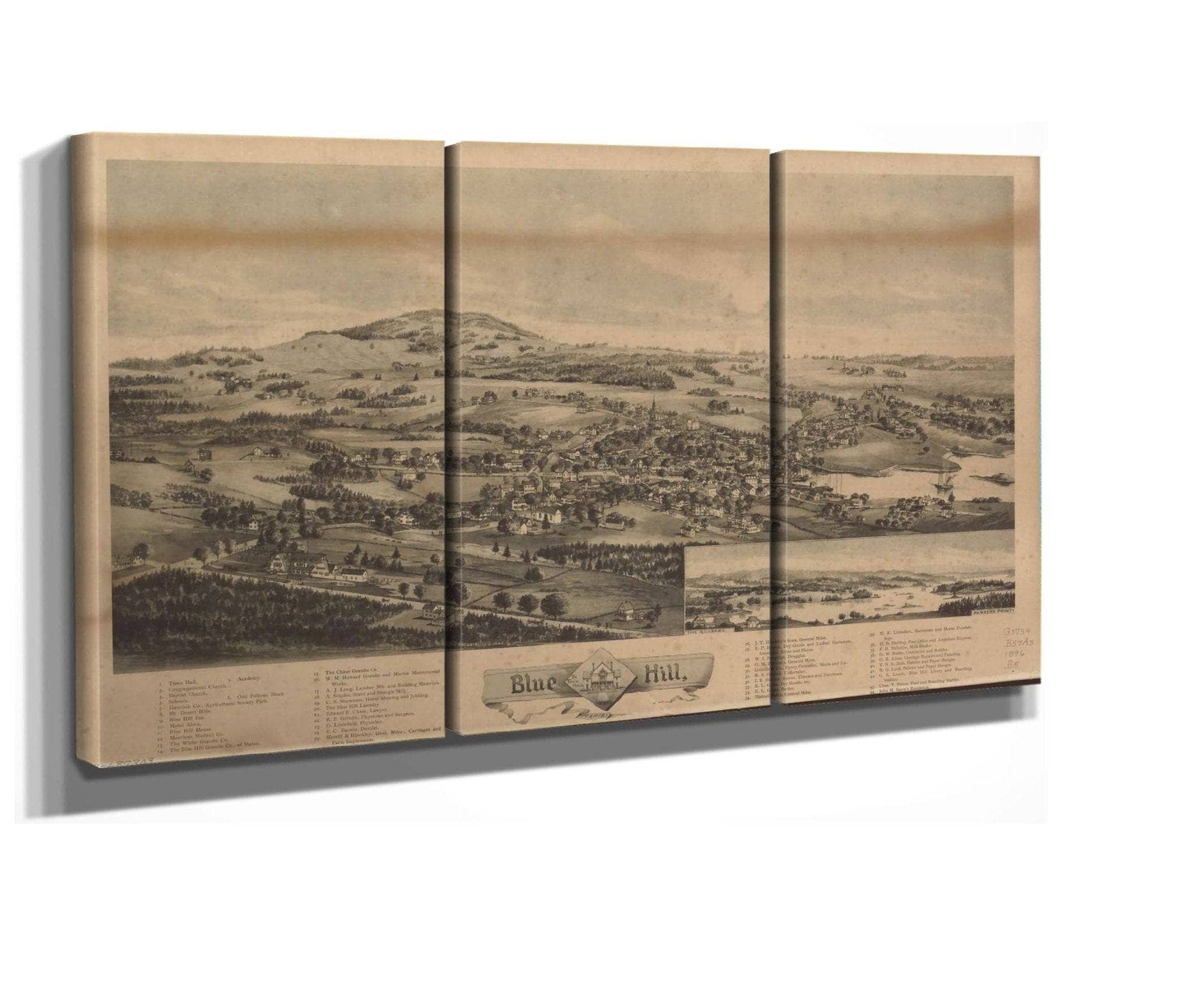 Blue Hill Maine 1896  State Of Maine