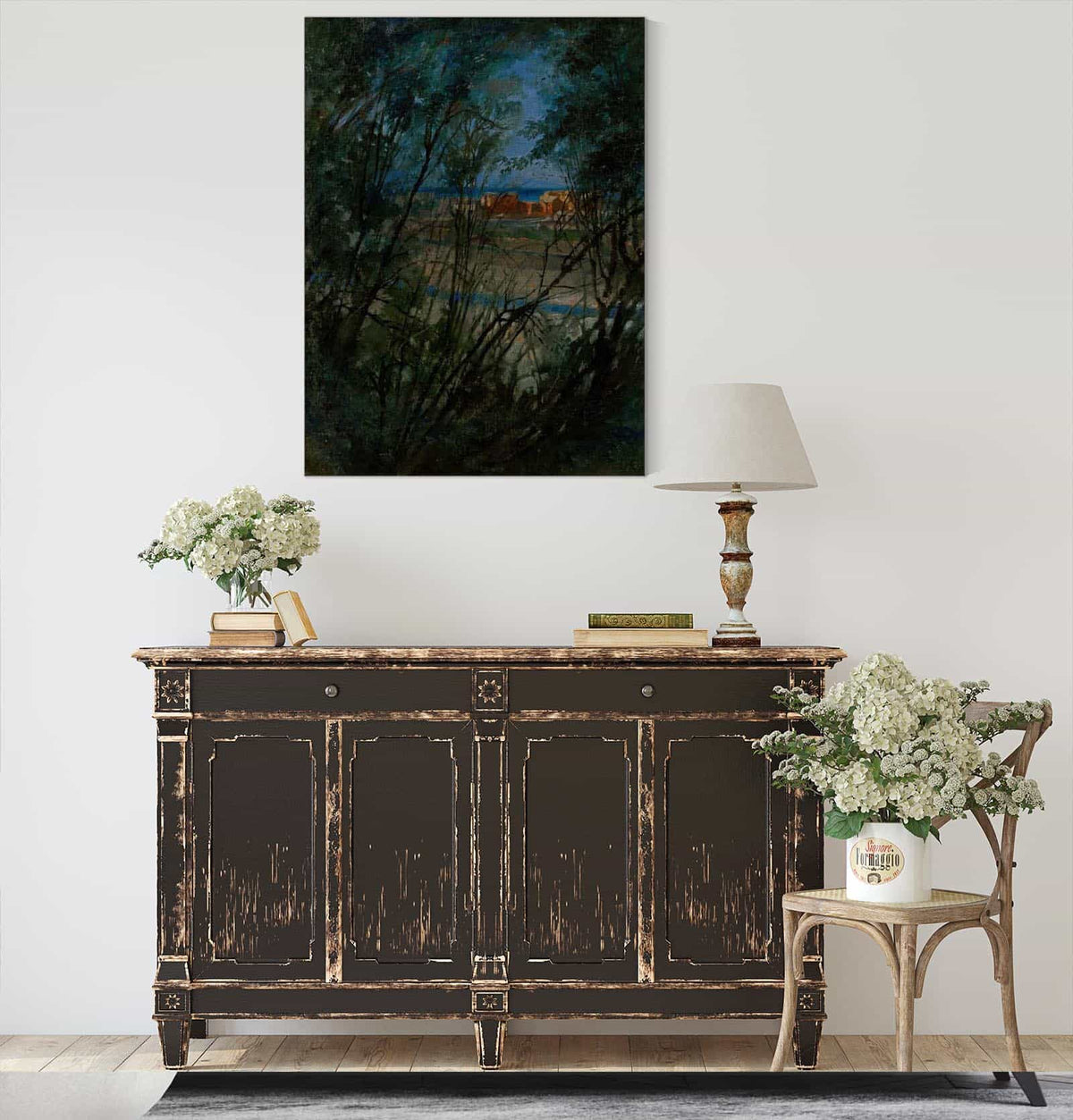 Blue Landscape by Ladislav Mednyanszky