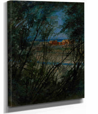 Blue Landscape by Ladislav Mednyanszky