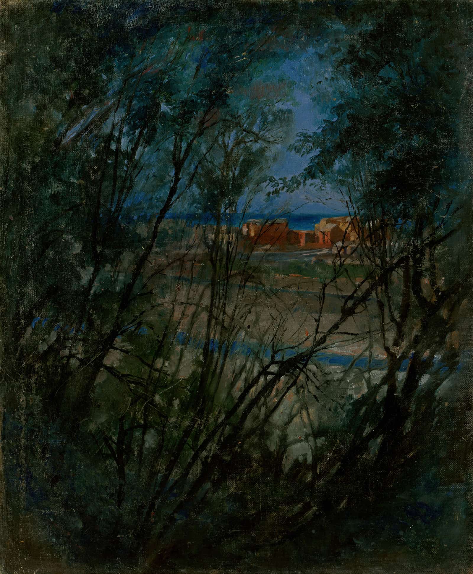 Blue Landscape by Ladislav Mednyanszky