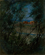 Blue Landscape by Ladislav Mednyanszky