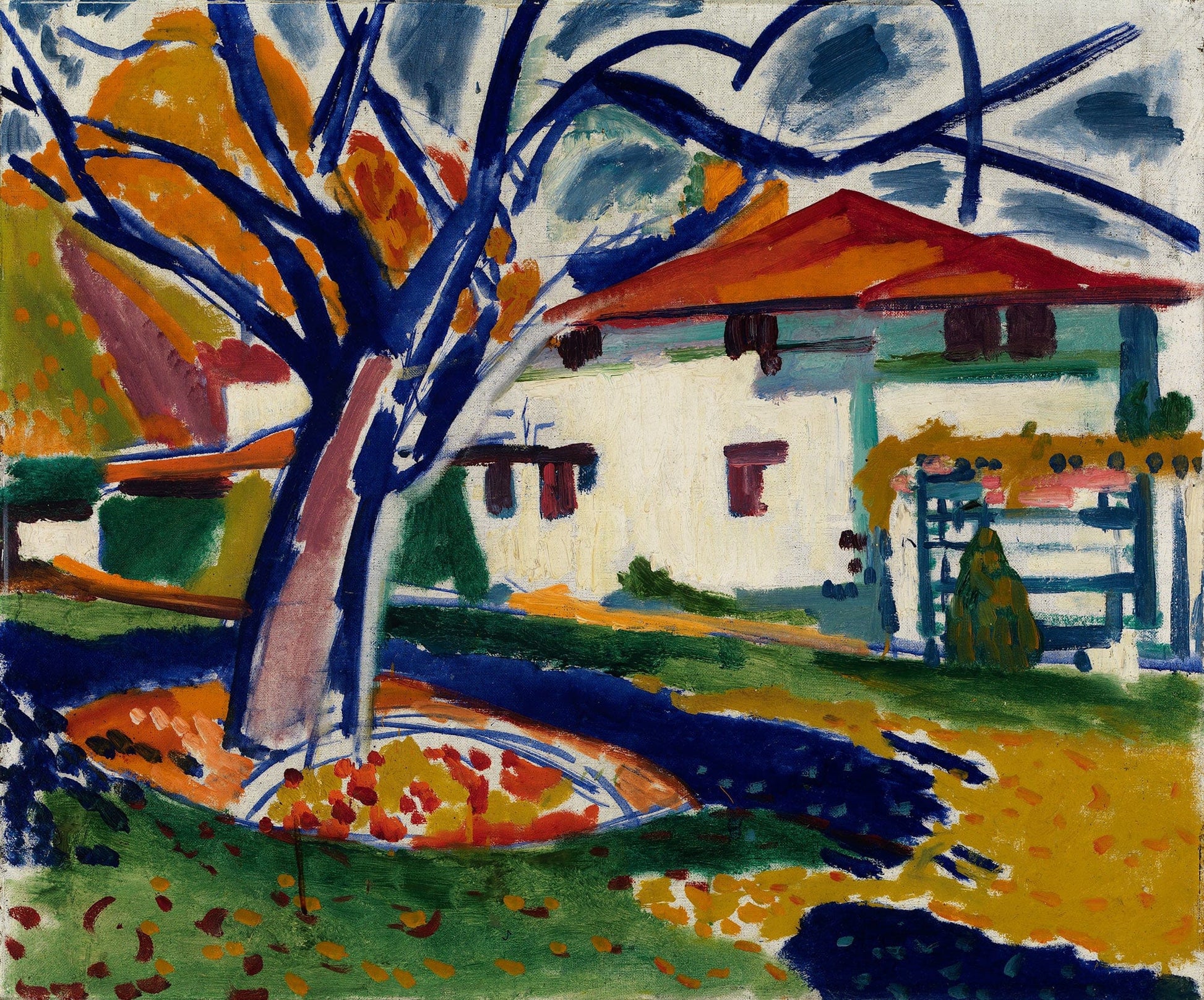 Blue Trees by Henry Lyman Sayen