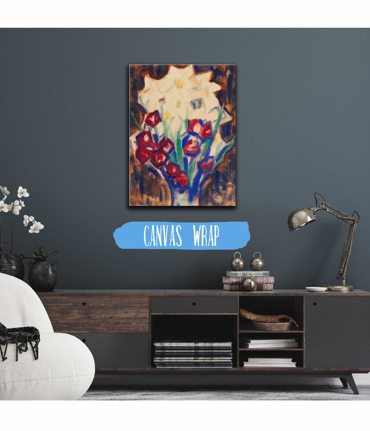 Blumenstillleben Um by Christian Rohlfs