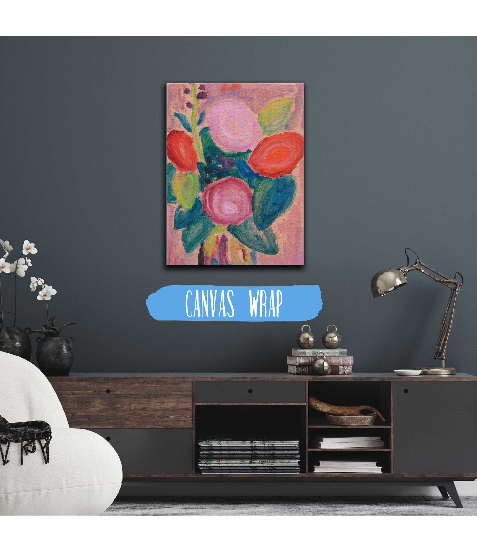 Blumenstrauss In Vase by Alexej Von Jawlensky