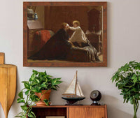 Bo Peep The Peep by Eastman Johnson