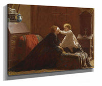 Bo Peep The Peep by Eastman Johnson