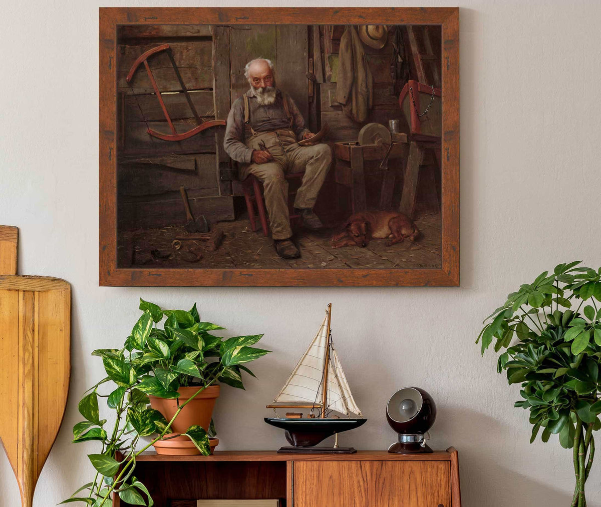 Boat Builder by John George Brown