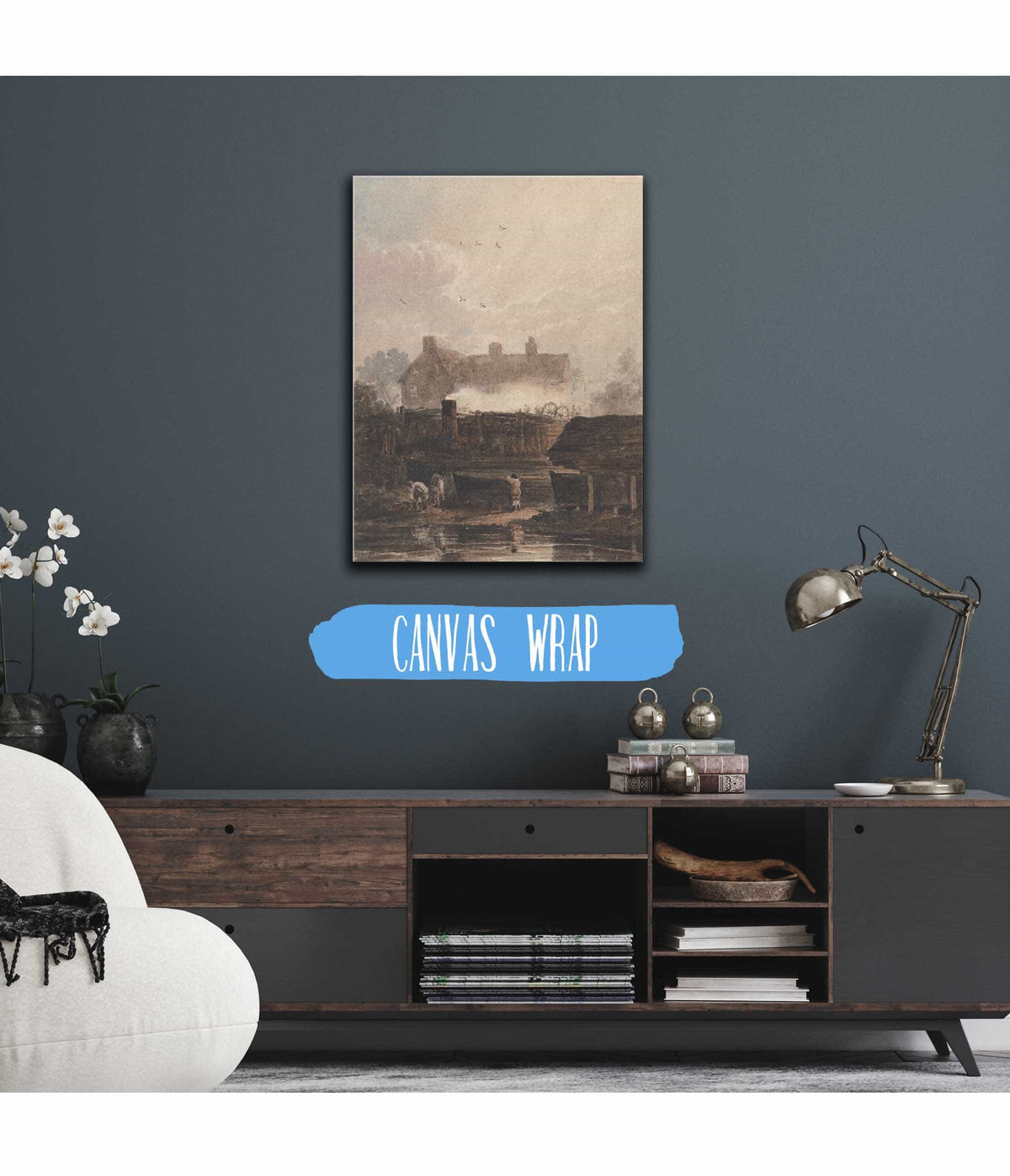 Boat Building Dockyard At Birmingham S by David Cox