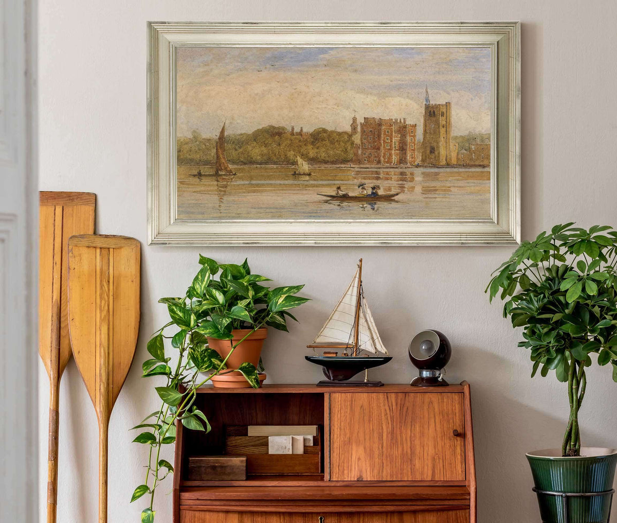 Boating Before Lambeth Palace London by David Cox