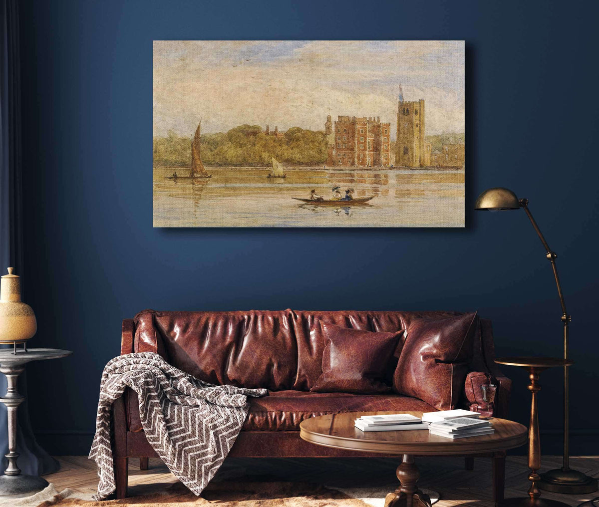 Boating Before Lambeth Palace London by David Cox