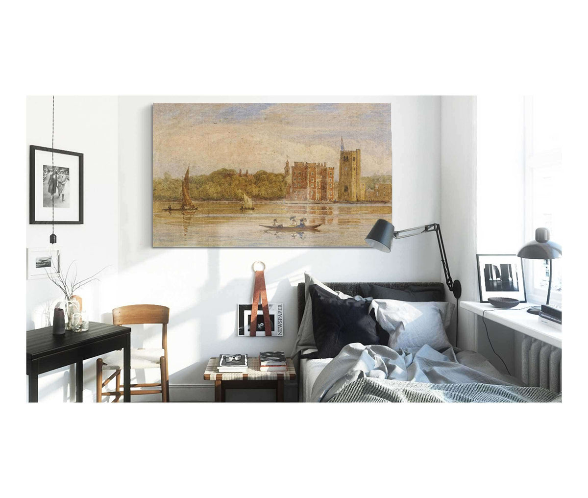 Boating Before Lambeth Palace London by David Cox