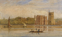 Boating Before Lambeth Palace London by David Cox