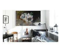 Bodegon De Rosas Blancas Bouquet Of White Roses by Joaquin Sorolla