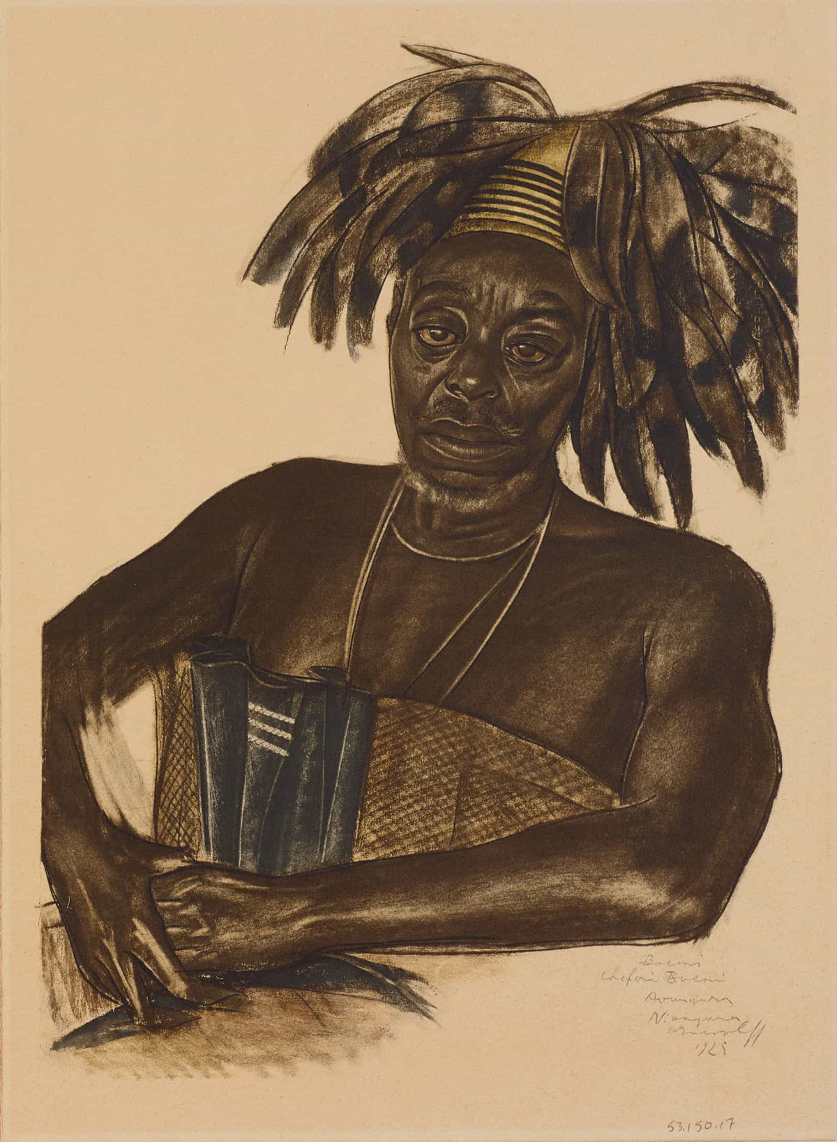 Boemi Chef Avungur Niangara Haut Ouelle by Alexander Evgenievich Yakovlev