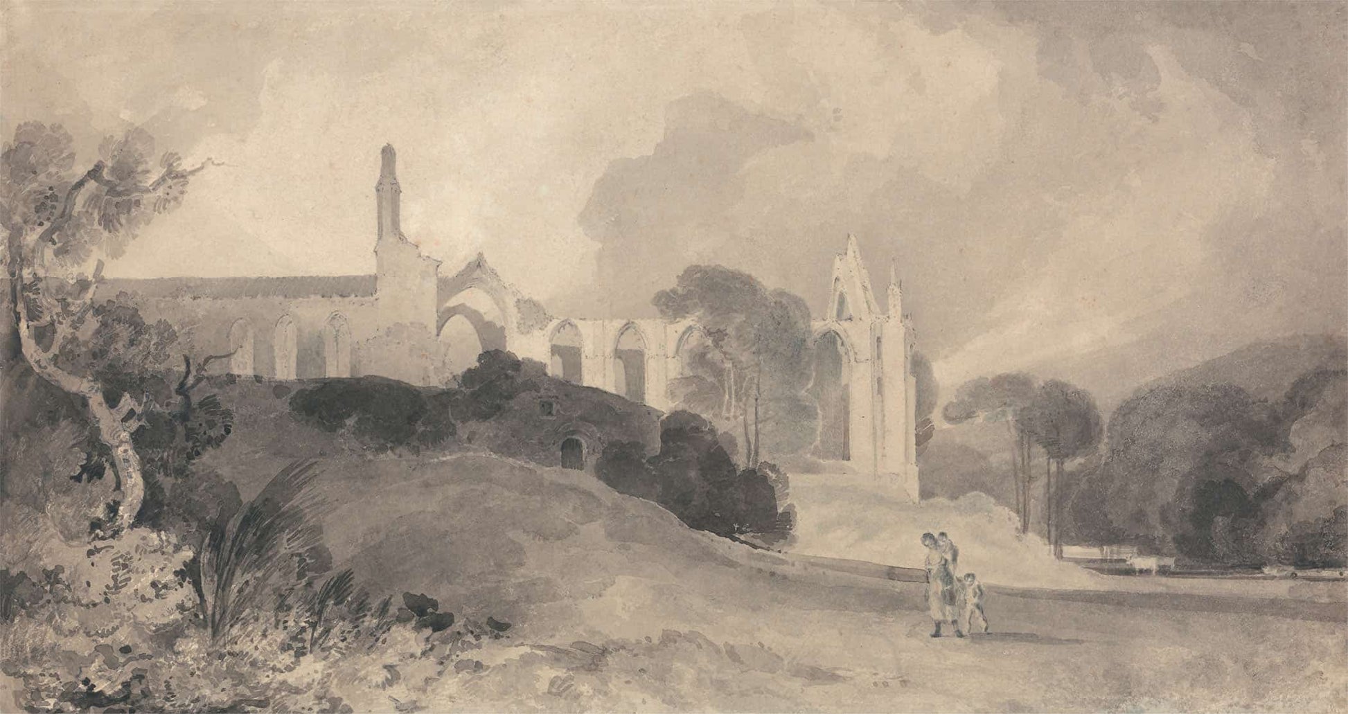 Bolton Priory Yorkshire by John Sell Cotman