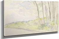 Boomgroep Bij Een Weg  by Jozef Israels