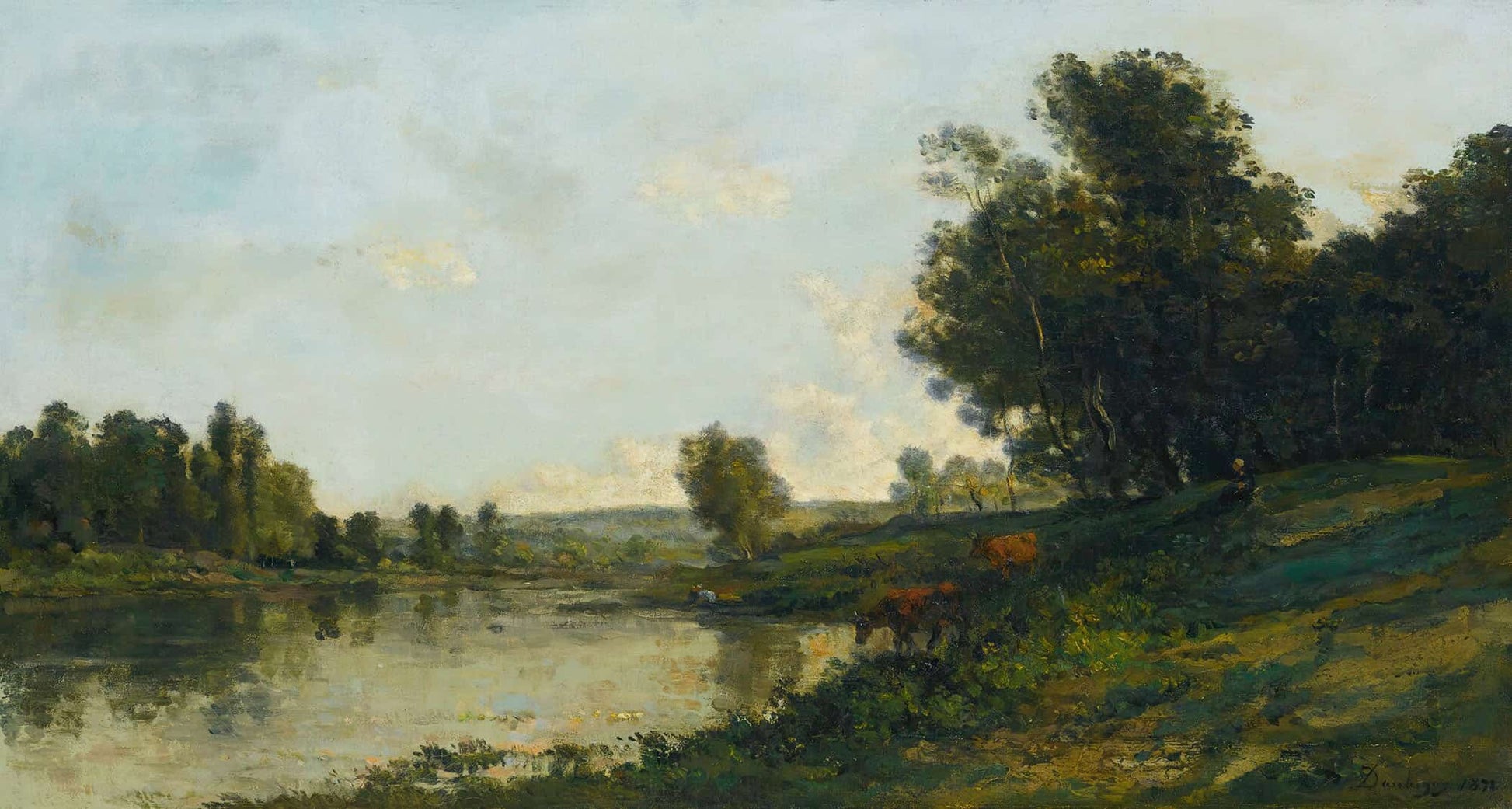 Bord De Loise by Charles Francois Daubigny