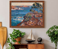 Bord De Mer A Agay by Armand Guillaumin