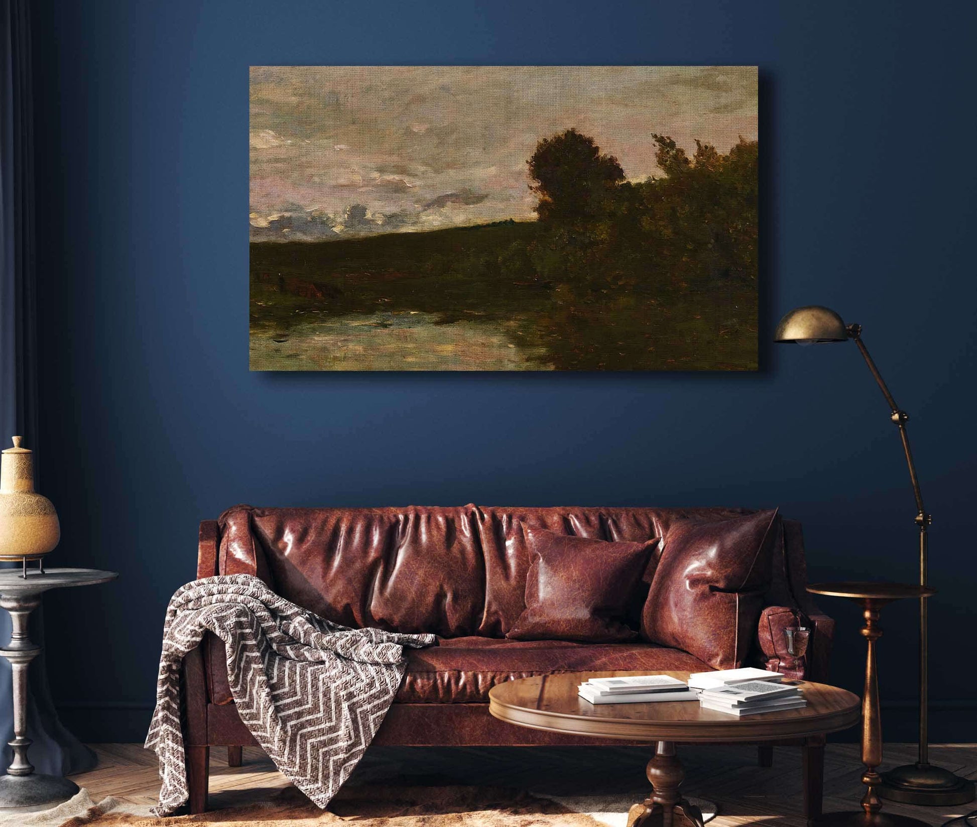 Bord De Riviere by Charles Francois Daubigny