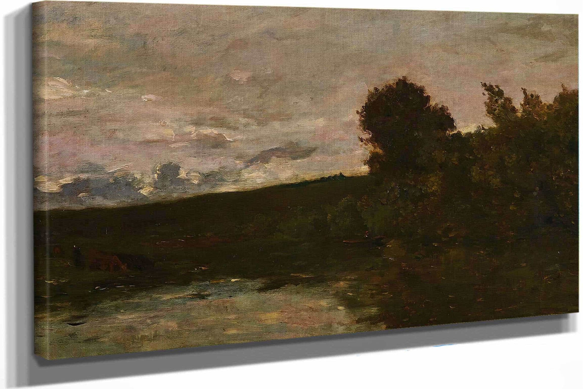 Bord De Riviere by Charles Francois Daubigny